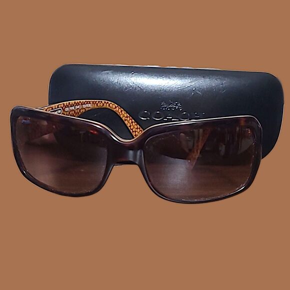 Vintage Coach Delphine S443 Tortoise Sunglasses -  Frames & Case main image 6